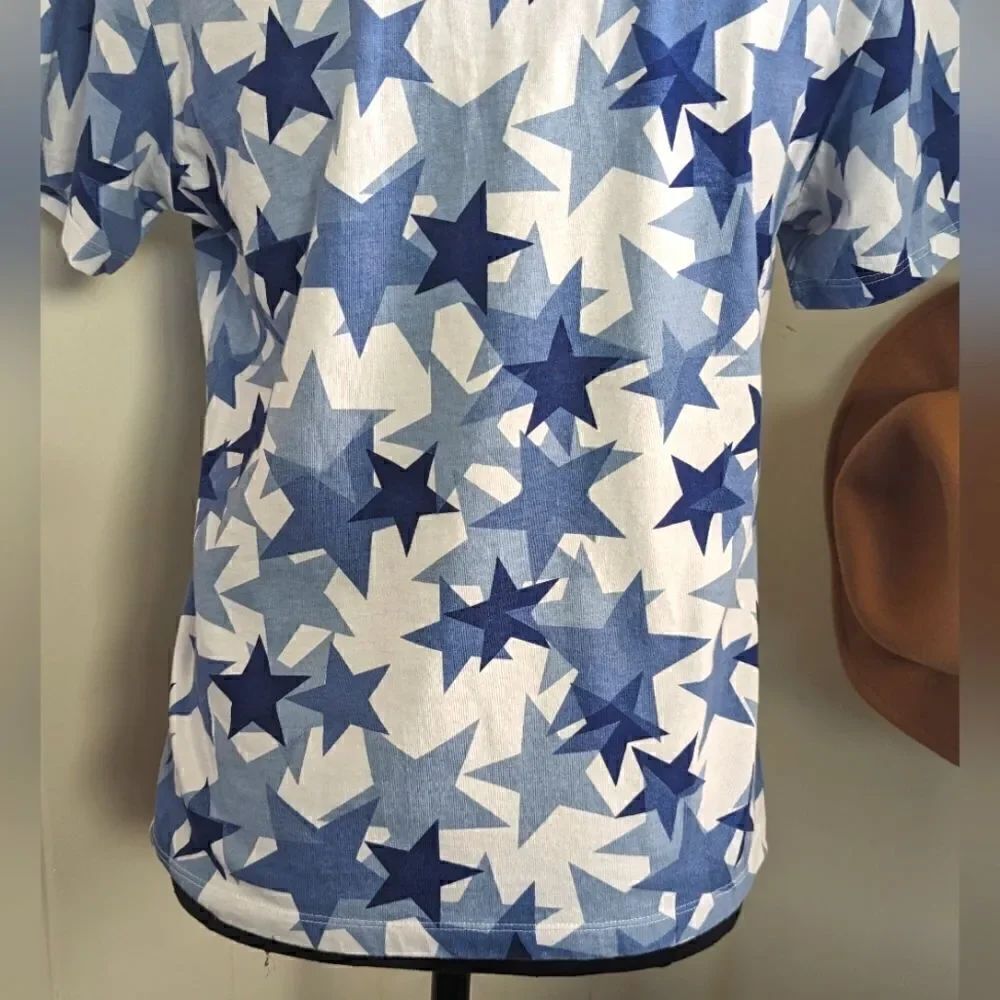Pendleton Originals Stars Graphic Print Classic Celestial T-Shirt Top SM - Picture 8 of 9